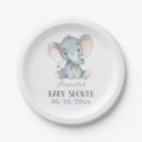 Recherche de assiettes en papier Baby shower fille