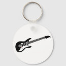 Recherche de guitare électrique porteclés Blanc
