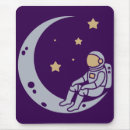 Recherche de astronaute tapis souris Lune