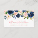 Recherche de floral bleu cartes visite Salon