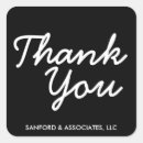 Recherche de noir et blanc merci autocollants Entreprise