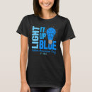 Suche nach blaues licht tshirts Bewusstsein