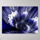 Recherche de fractales originales posters Bleu