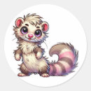 Recherche de animaux drôles autocollants Pour enfants