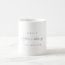 Recherche de motif chic tasses Typographie