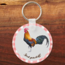 Recherche de coq rouge porteclés Rustique