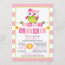 Recherche de chouette invitations Bébé