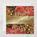 Recherche de tigre orange invitations Lys
