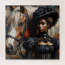Suche nach schwarzes pferd puzzle Reiter