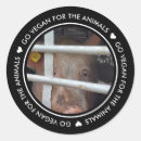 Recherche de droits des animaux autocollants Noir