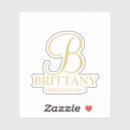 Recherche de jeunes filles autocollants Monogramme