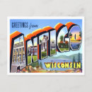 Suche nach vintage wisconsin postkarten Reise