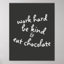 Suche nach essen schokolade poster Spaß