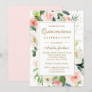 Suche nach rosa quinceanera einladungen Gold