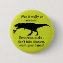 Recherche de dinosaure drôle badges Tyrannosaurus
