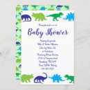 Recherche de green dinosaur invitations Bleu