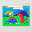 Suche nach niedlicher dinosaurier postkarten Boy