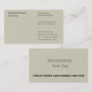 Recherche de man cartes visite Simple