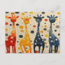 Recherche de girafe mignonne cartes postales Amoureux des animaux