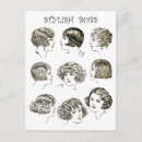 Recherche de salon de coiffure cartes postales Rétro