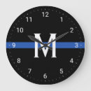 Suche nach police wanduhren Dünne blaue linie