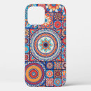 Recherche de mandala indien iphone coques Tissu