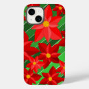 Recherche de poinsettia de noël iphone coques Poinsettes