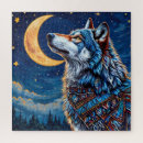 Recherche de croissant de lune puzzles Ciel