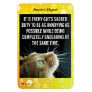 Suche nach humorvolle katze magnete Lustig