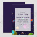 Suche nach space party einladungen Kinder