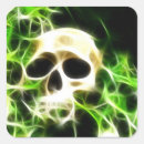 Recherche de crânes humains autocollants Halloween