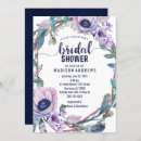 Recherche de floral wreath bridal shower invitations Bride