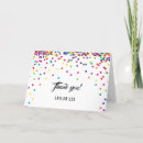 Recherche de confetti vœux cartes Coloré