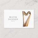 Suche nach harpist visitenkarten Musiker