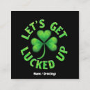 Recherche de le saint patrick cartes visite Shamrock