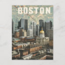 Recherche de massachussetts cartes postales Skyline de boston