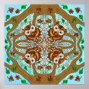 Suche nach braune eule poster Blau