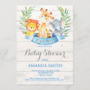 Recherche de jungle baby shower garçon invitations Safari