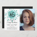 Recherche de cool 16ans anniversaire invitations Moderne
