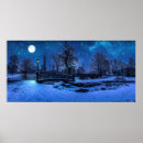 Suche nach winternacht poster Blau
