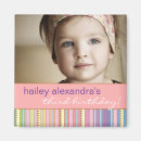 Recherche de deuxième anniversaire magnets Fille