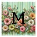 Recherche de vert pastel posters Rose