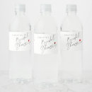 Recherche de script de calligraphie bouteilles eau étiquettes Coeur