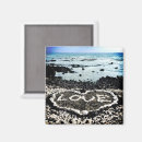 Suche nach liebe am strand magnete Tropisch