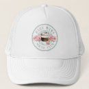 Recherche de aqua et blanc casquettes Typographie