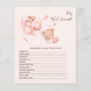 Recherche de baby shower word scramble Aquarelle