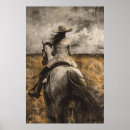 Recherche de cowgirl posters Ouest