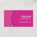 Recherche de motif de cercle cartes visite Circulaire
