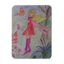 Recherche de fée papillon magnets Rose