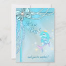 Recherche de pearl baby shower invitations Mignon